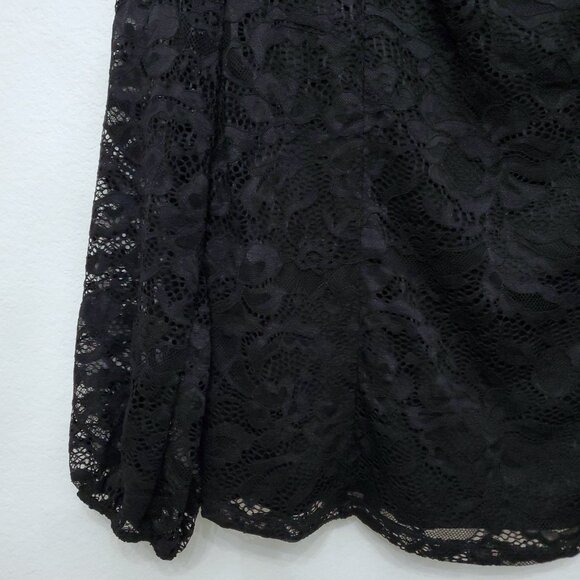 Torrid Fairycore Whimsigoth Witchy Lace Floral Long Sleeve Top Size Large 12 - Picture 4 of 16